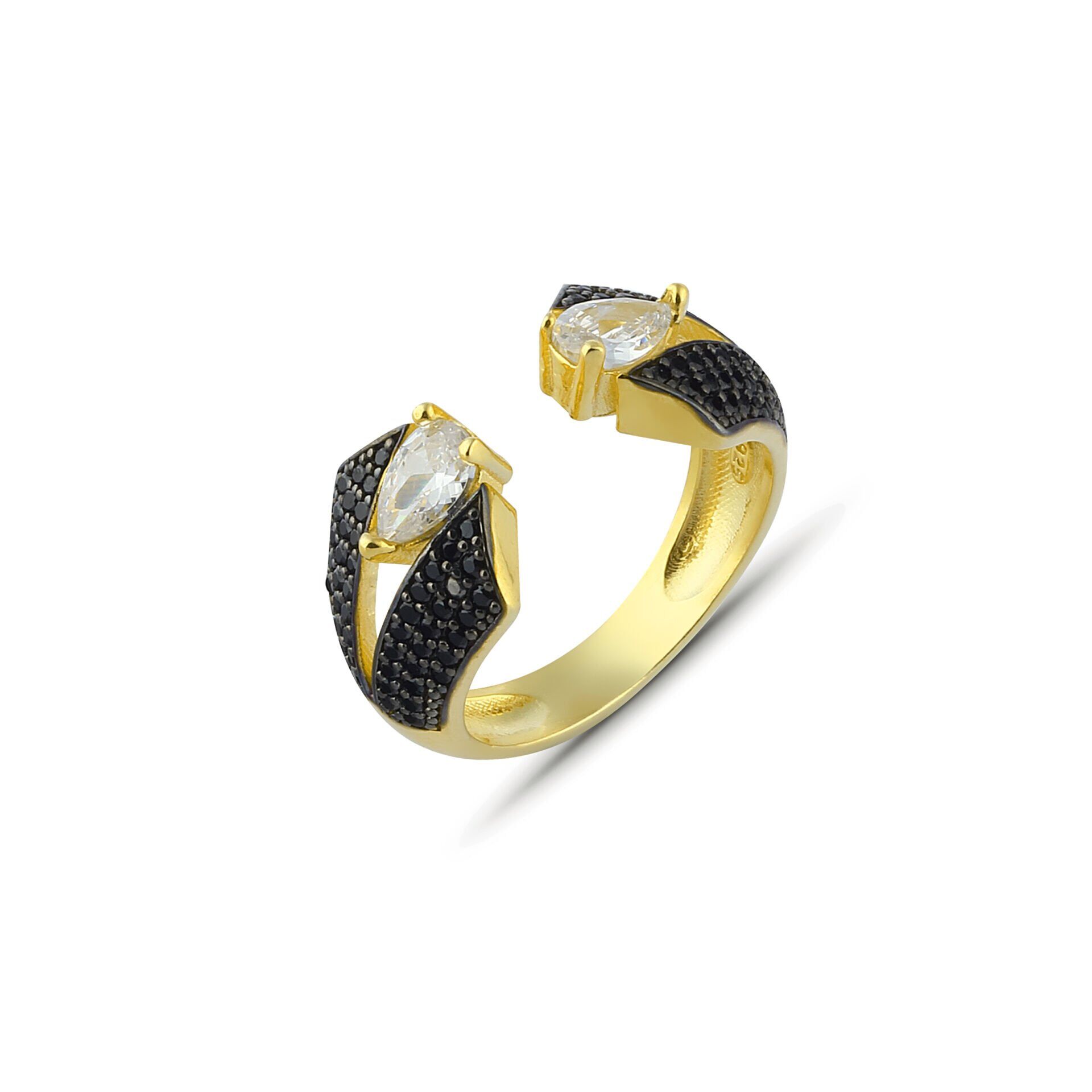 Black Bonne Zircon Ring