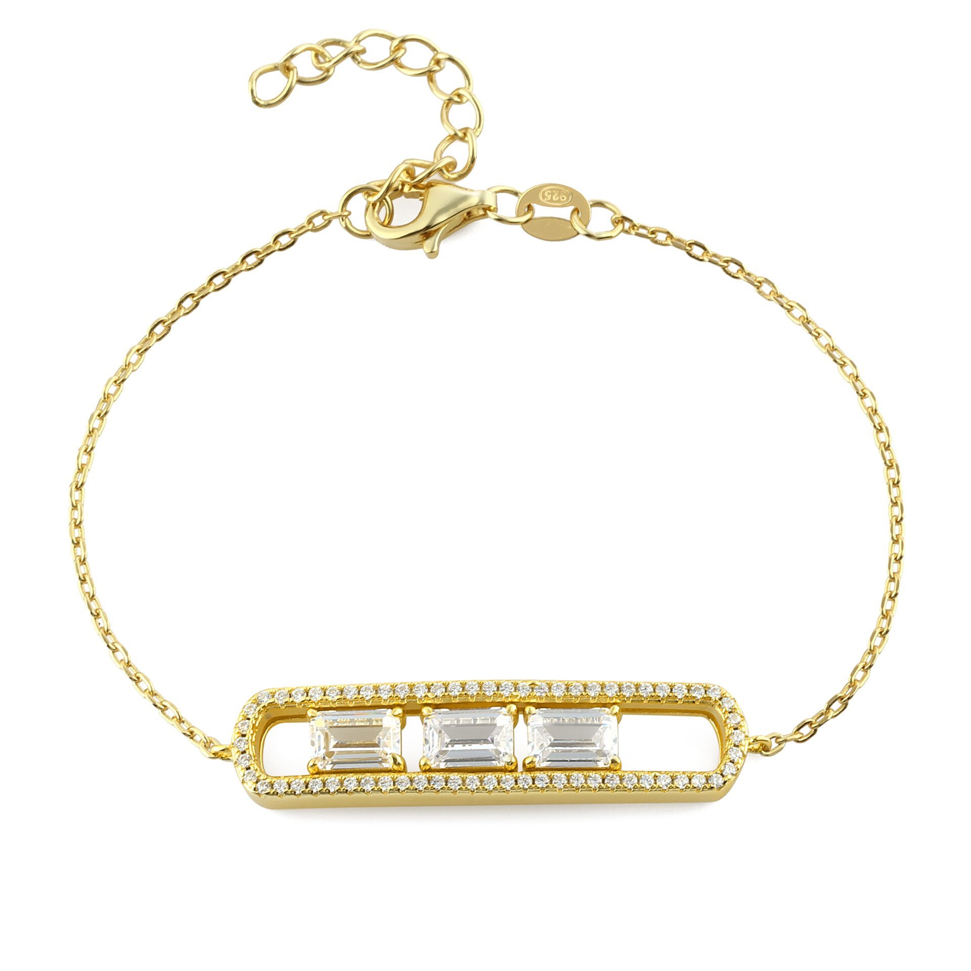 Dancing Baguette Bracelet