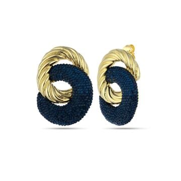 Jessica Black Crystal Earrings