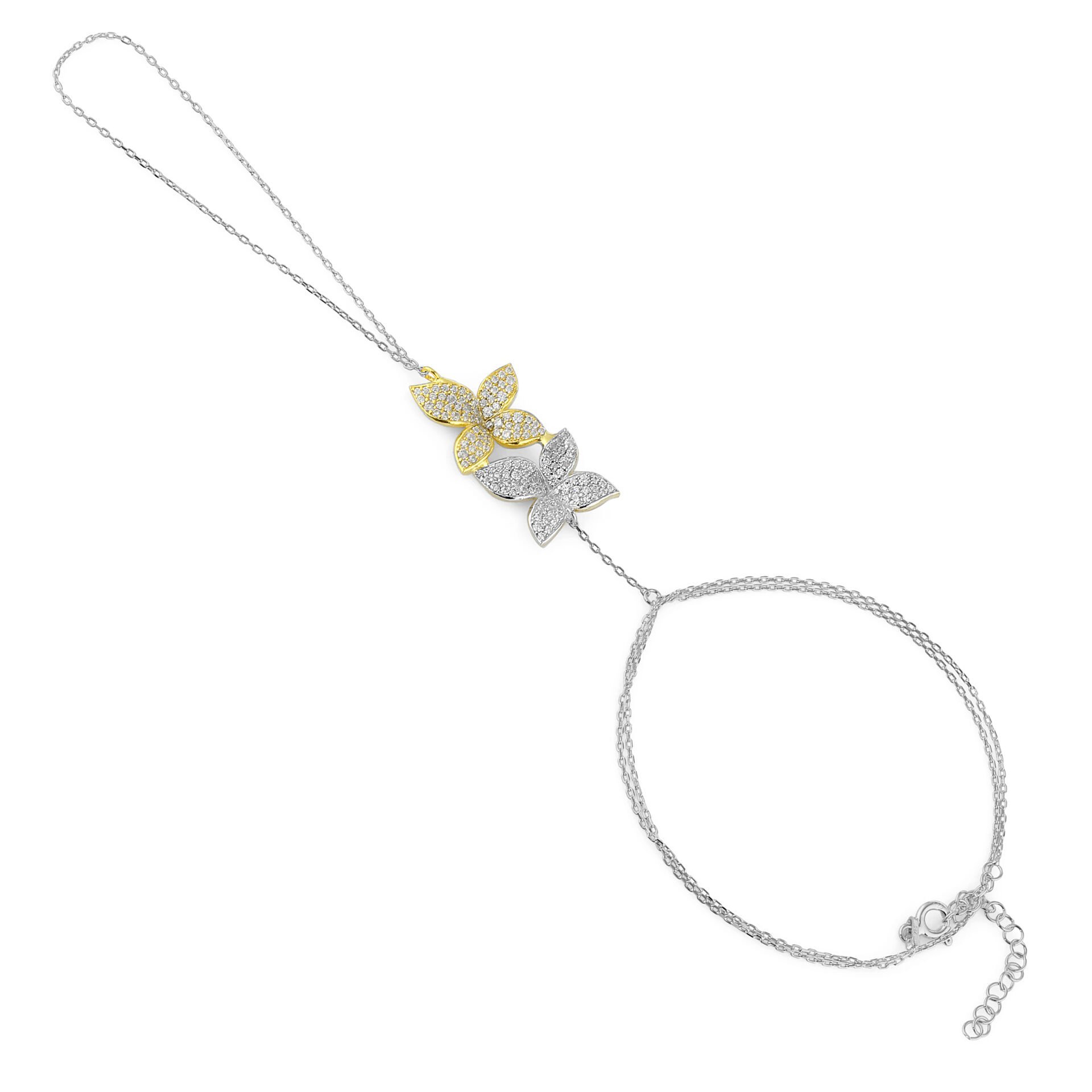 Violet Hand Bracelet