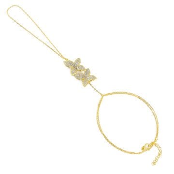 Violet Hand Bracelet