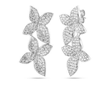 Violet Twin Earrings