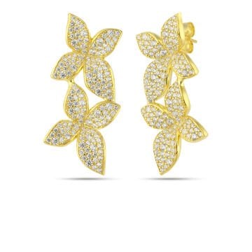 Violet Twin Earrings