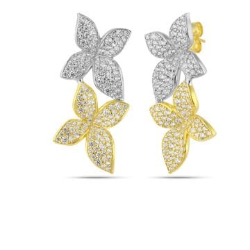 Violet Twin Earrings