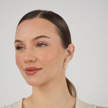 Violet Twin Earrings