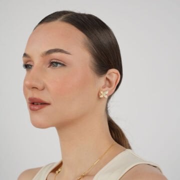 Maxi Mini Violet Earrings