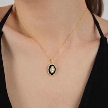 Black Fiona Necklace