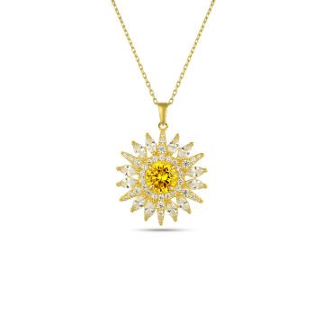 Daisy Zircon Necklace