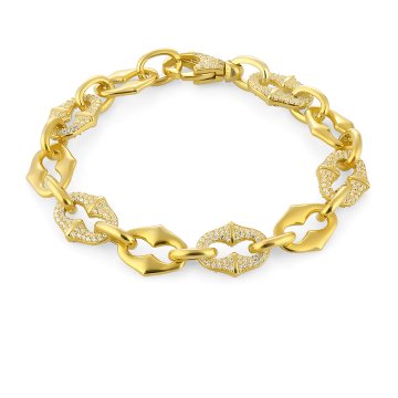 Bambu Plain & Zircon Bracelet