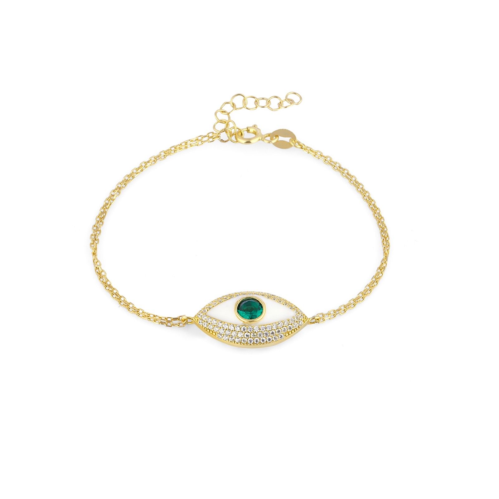 Alina Enamel Eye Bracelet