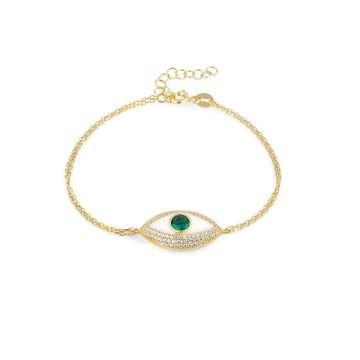 Alina Enamel Eye Bracelet