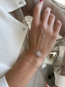 Sunrise Hand Bracelet