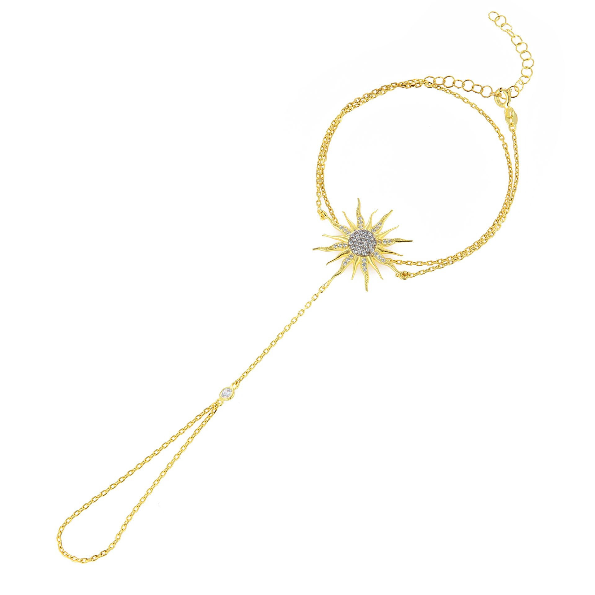 Sunrise Hand Bracelet