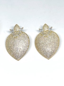 Gümüş Abiye Lux Küpe