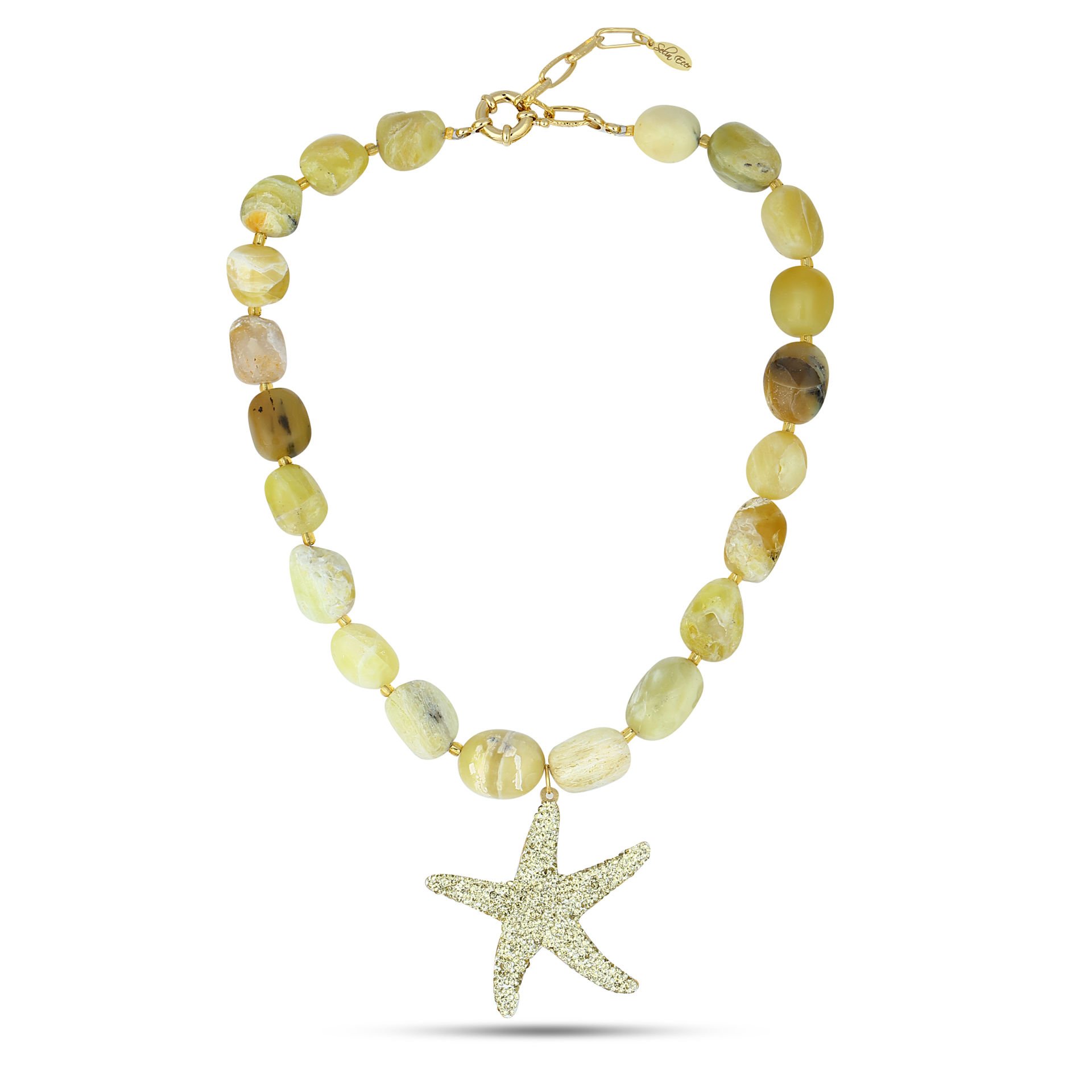 Royal Yellow Sea Star Necklace