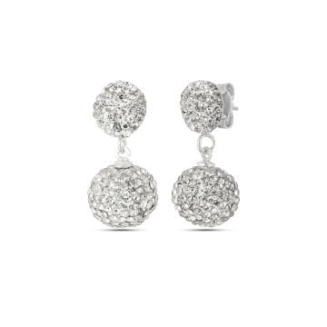 Crystal Mini Ball Earrings