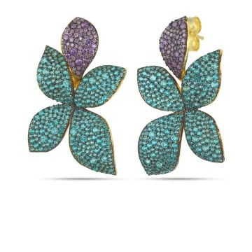 Paraiba Violet Earring