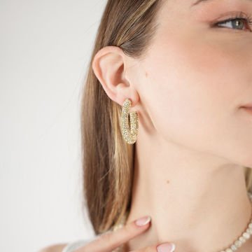 Crystal Freya Hoops