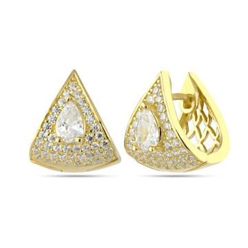Zircon Triang Earrings