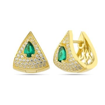 Zircon Triang Earrings