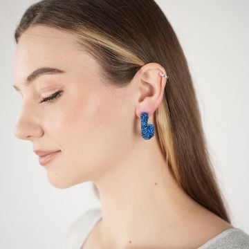 Blue Mini Margareth Earrings