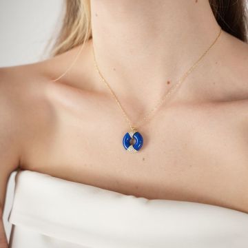 Lune Blue Summer Necklace